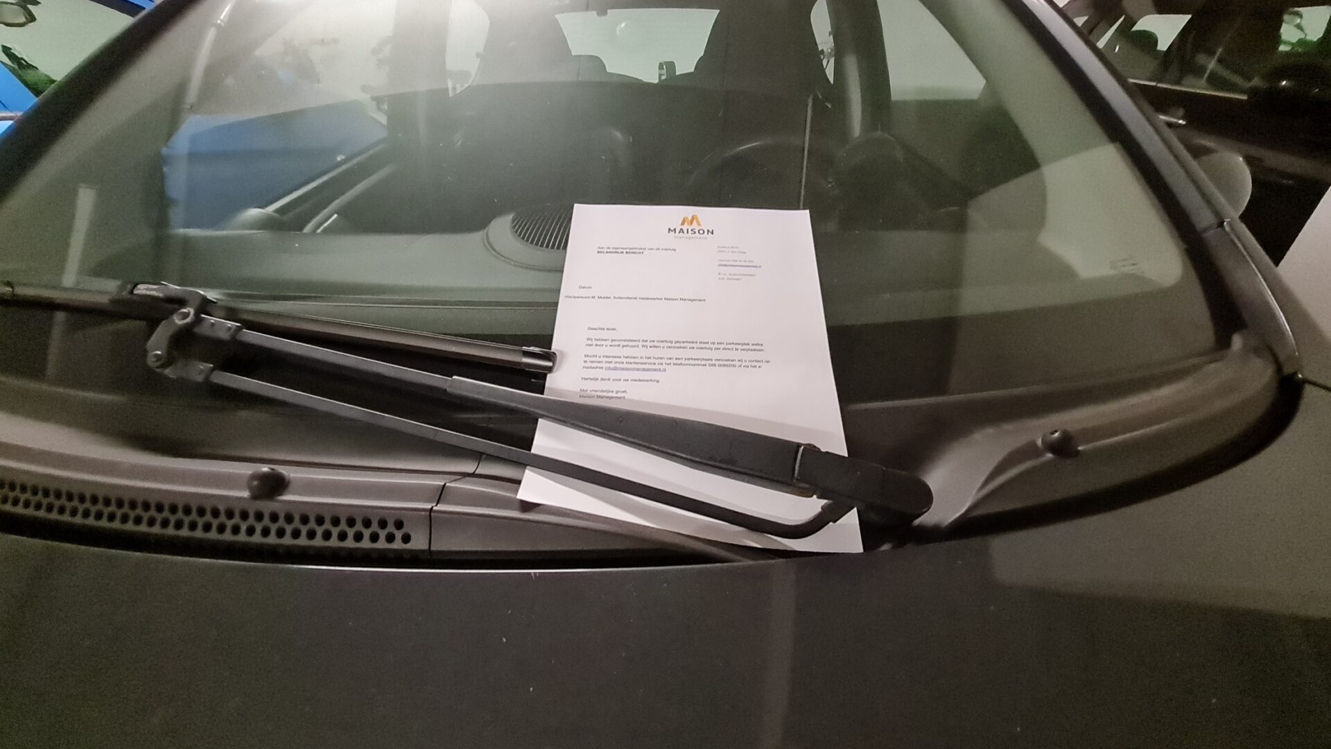 Wat een lange brief heeft die op zijn raam, dag 764