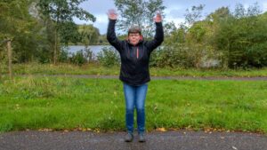 Wandeling in het park