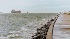 Storm in Hoek van Holland