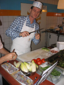 073-2005-04-26 Koken met collega's