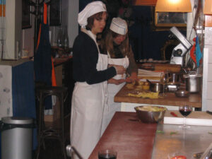 095-2005-04-26 Koken met collega's