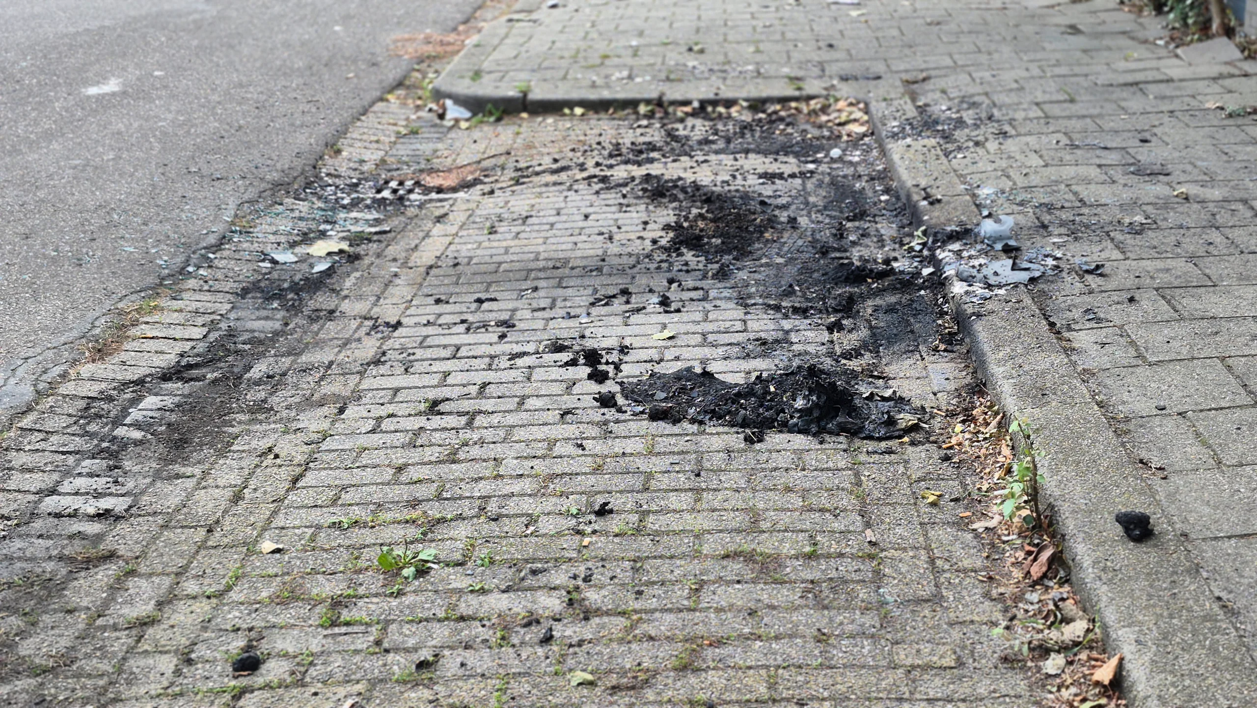 En dan zijn dit de resten van een verbrande auto, dag 2441